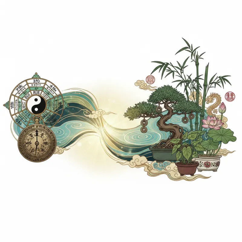 ** Exploring the Harmonious Relationship Between Feng Shui and Plants in Chinese Metaphysics