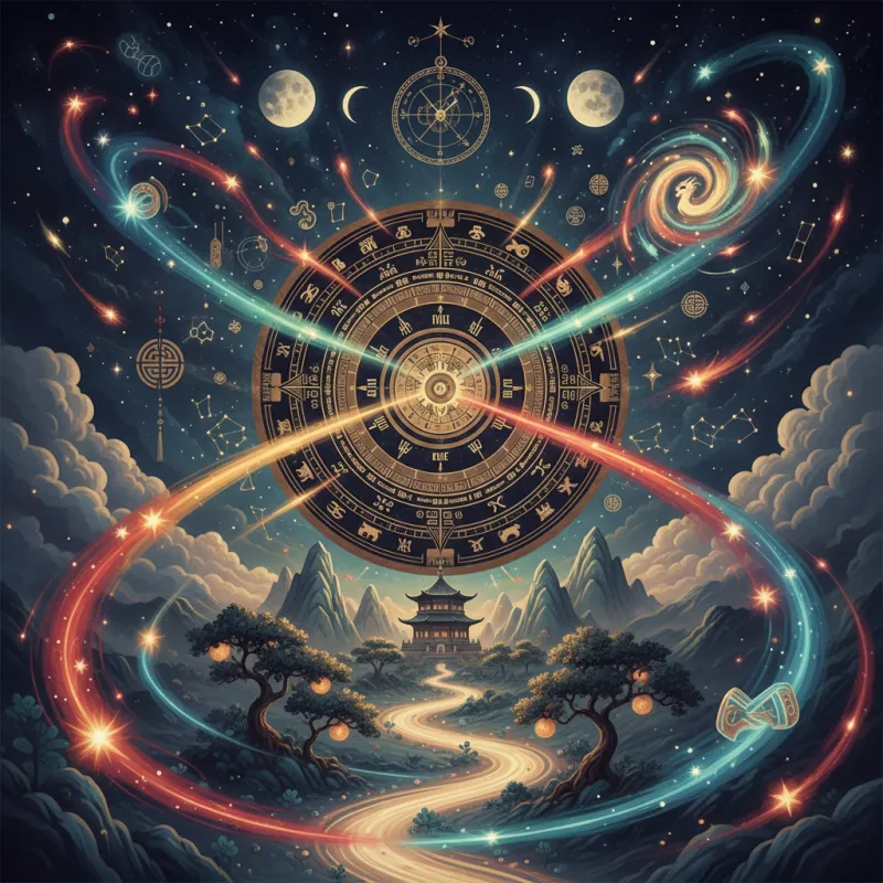 Flying Stars Feng Shui: Time-Based Energy Analysis