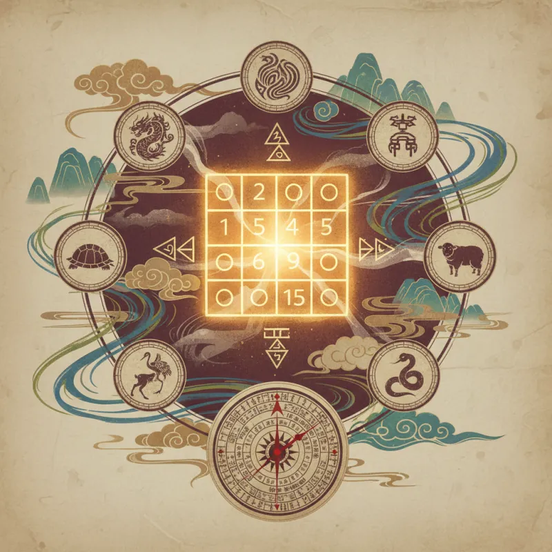The Lo Shu Square: The Magic Number Grid Behind Feng Shui