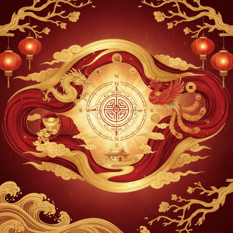 Gold and Red: The Power Combination in Feng Shui
