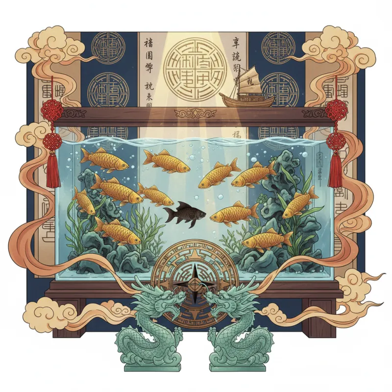 Feng Shui Aquarium Fish: Types, Numbers, and Placement Rules